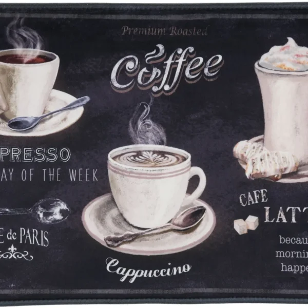 Comfort Cushion Anti-Fatigue Kitchen Mats (2-Pack) (Cappuccino Latte Mocha)